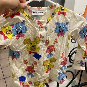 Super cool Mini Rodini kids t-shirt size 6 to 7